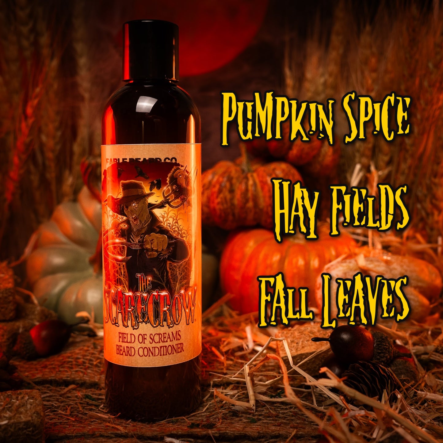 The Scarecrow - Beard Conditioner - Warm Pumpkin Spice, Withered Hay Fields, and Fall Leaves