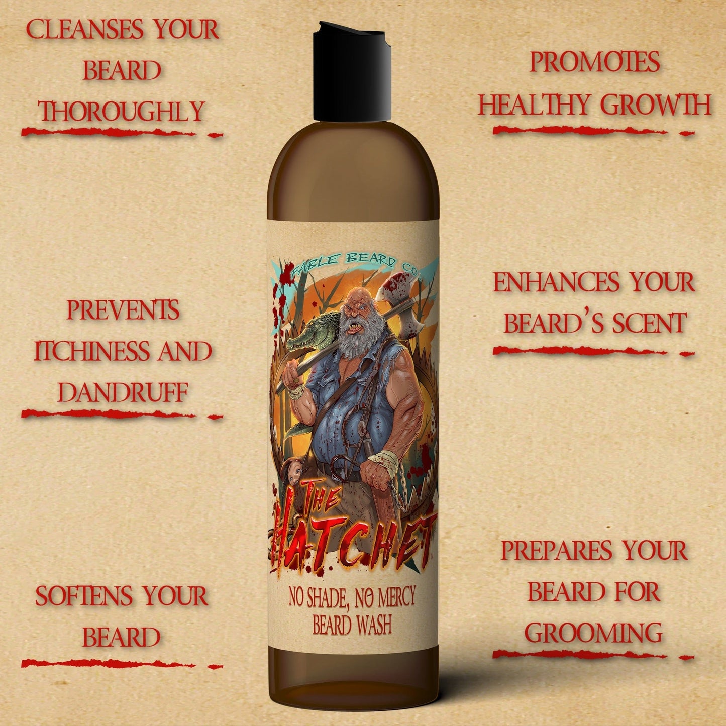 The Hatchet - Beard Wash - Mountain Resin, Dried Fir Needles, Smoldering Embers