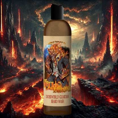 Hell Hound - Beard Wash - Black Cherry, Dark Tobacco, Fiery Amber, Citrus Rinds