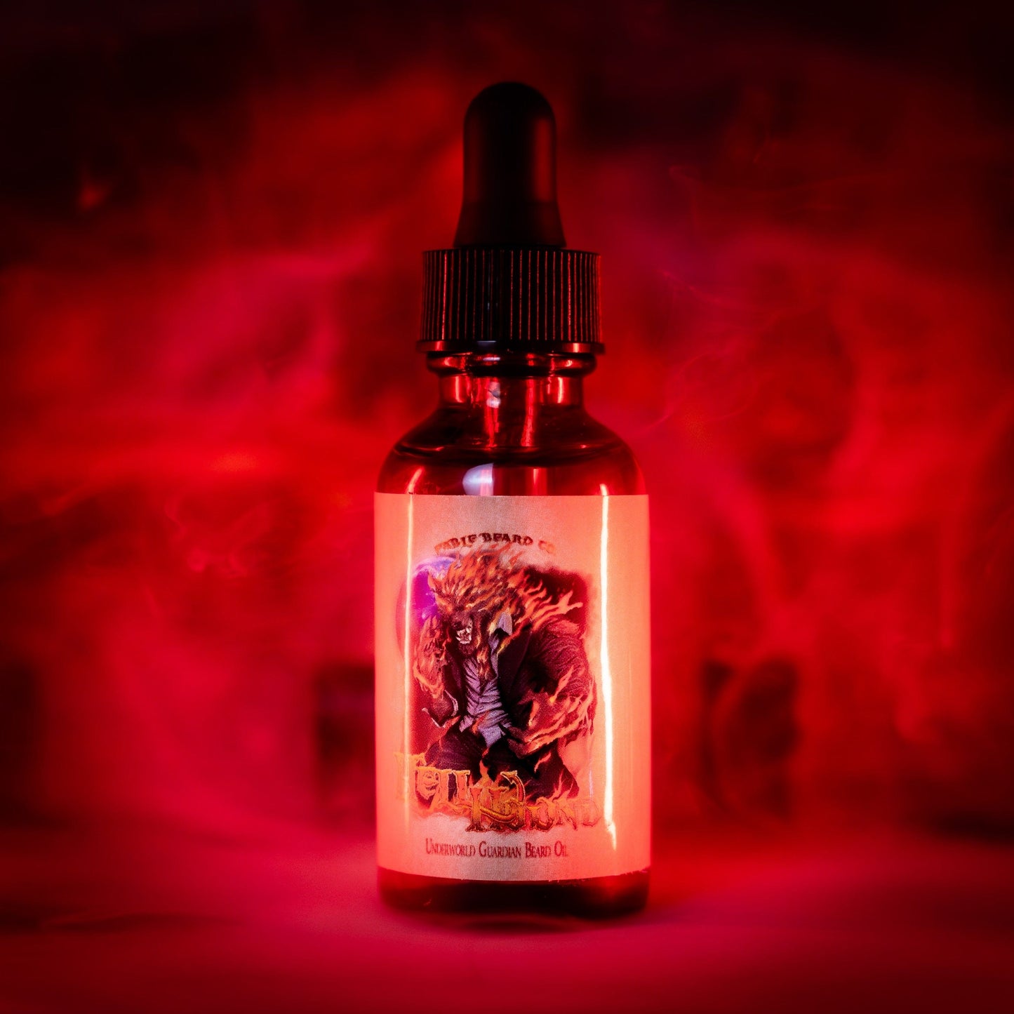 Hell Hound - Beard Oil - Black Cherry, Dark Tobacco, Fiery Amber, Citrus Rinds