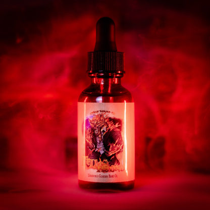 Hell Hound - Beard Oil - Black Cherry, Dark Tobacco, Fiery Amber, Citrus Rinds