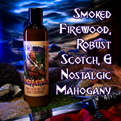 The Highlander - Beard Conditioner - Smoked Firewood, Robust Scotch, and Nostalgic Mahogany