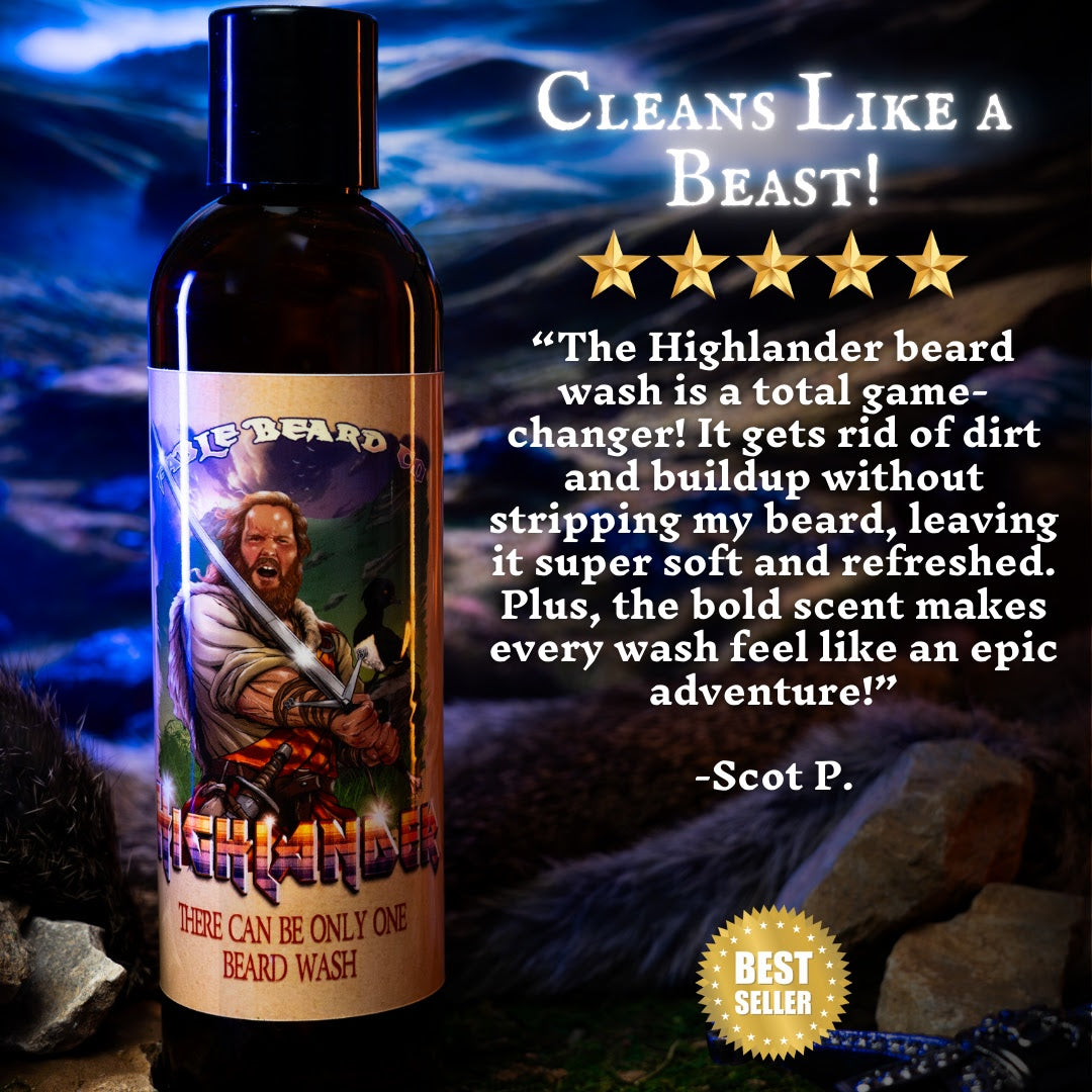 The Highlander - Complete Balm Kit - Smoked Firewood, Robust Scotch, and Nostalgic Mahogany