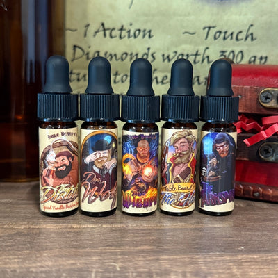 The Adventure Pack - Beard Oil Samples (5 Best-Selling Scents)