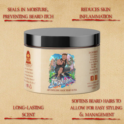 The Illustrator - Beard Oil & Butter Kit - Sunlit Oak, Honeyed Resin, Ambrosial Nectar