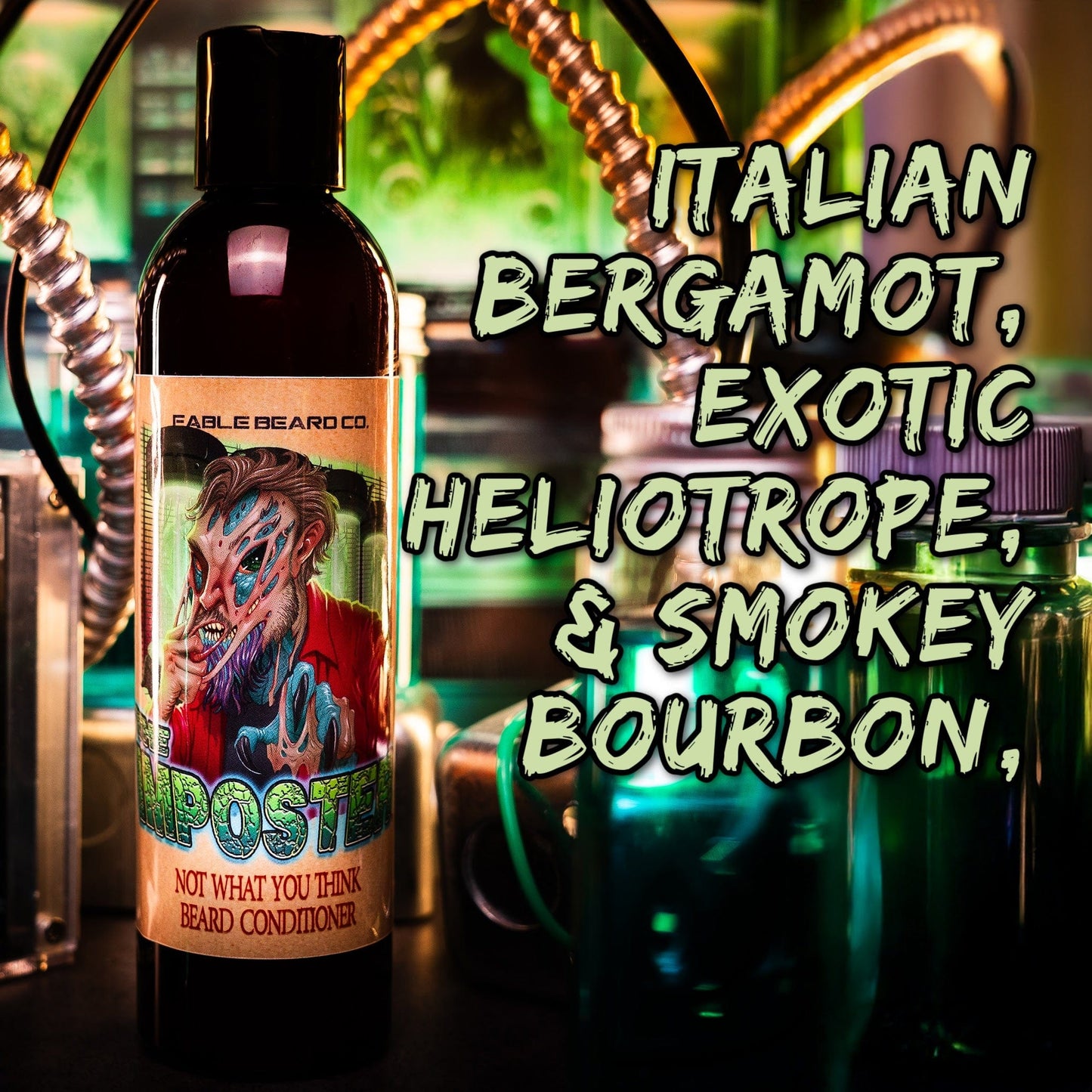 The Imposter - Beard Conditioner - Italian Bergamot, Exotic Heliotrope, Smokey Bourbon, Extraterrestrial Oak