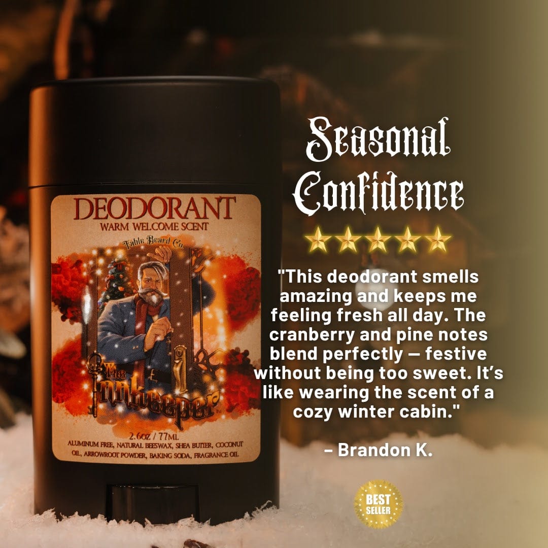 The Innkeeper - Deodorant - Cranberry Woods, Pine Tree Farm, and Cran-Apple Melody