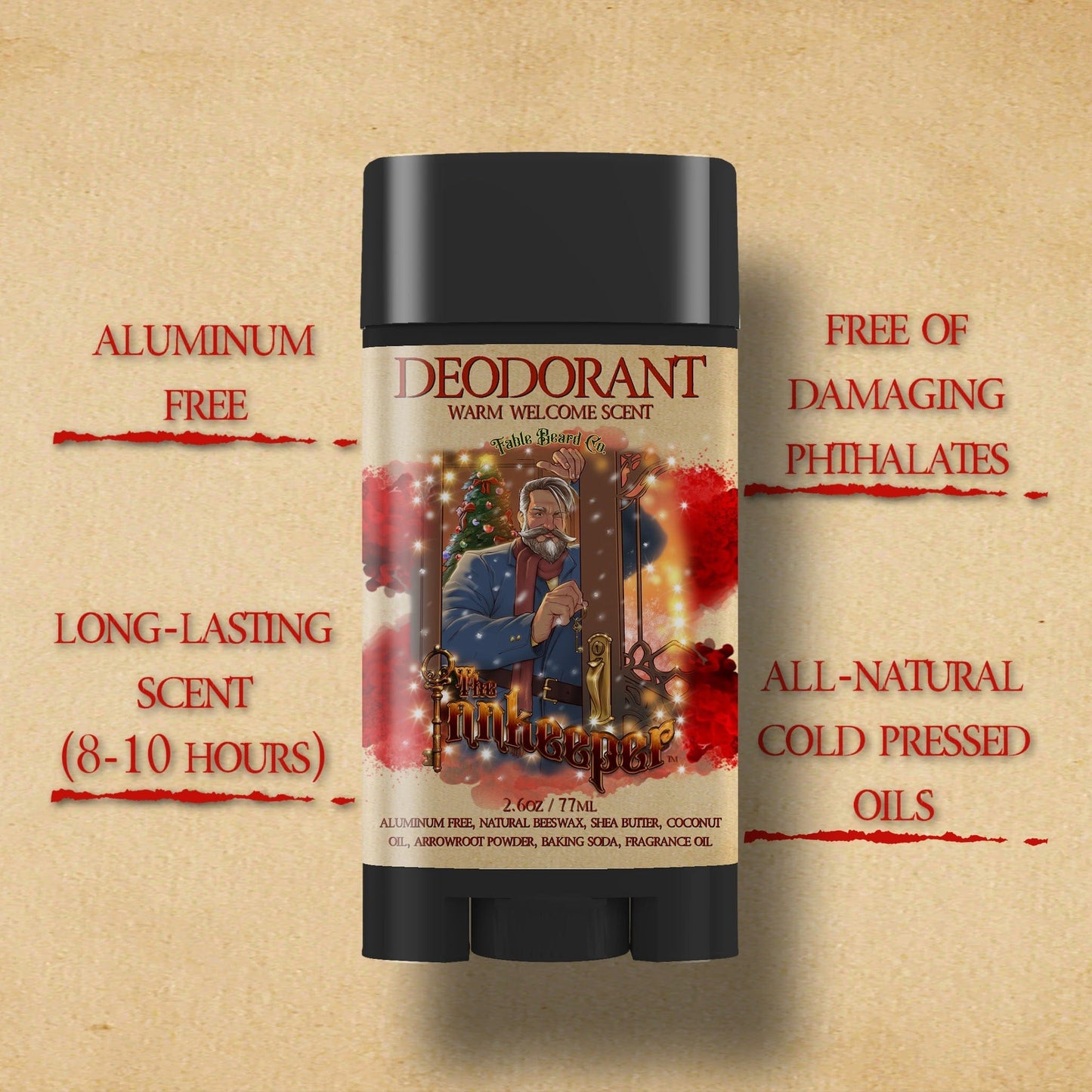 The Innkeeper - Deodorant - Cranberry Woods, Pine Tree Farm, and Cran-Apple Melody