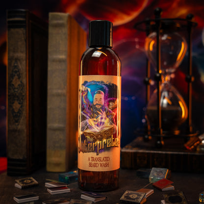 The Interpreter - Beard Wash - Warm Amber Resin, Crisp Grapefruit, Dusky Lavender