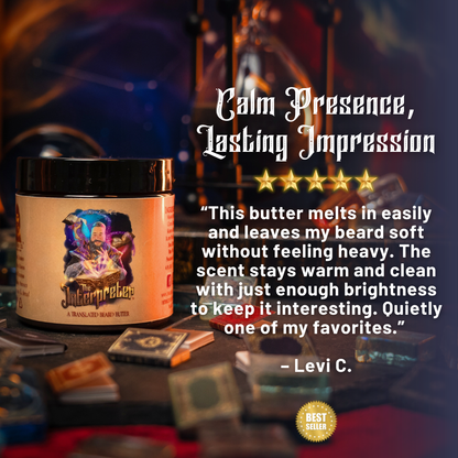 The Interpreter - Beard Butter - Warm Amber Resin, Crisp Grapefruit, Dusky Lavender
