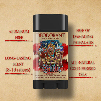 Jack-In-The-Coffin - Deodorant - Toasted Chestnuts, Golden Clove, Toffee Crunch