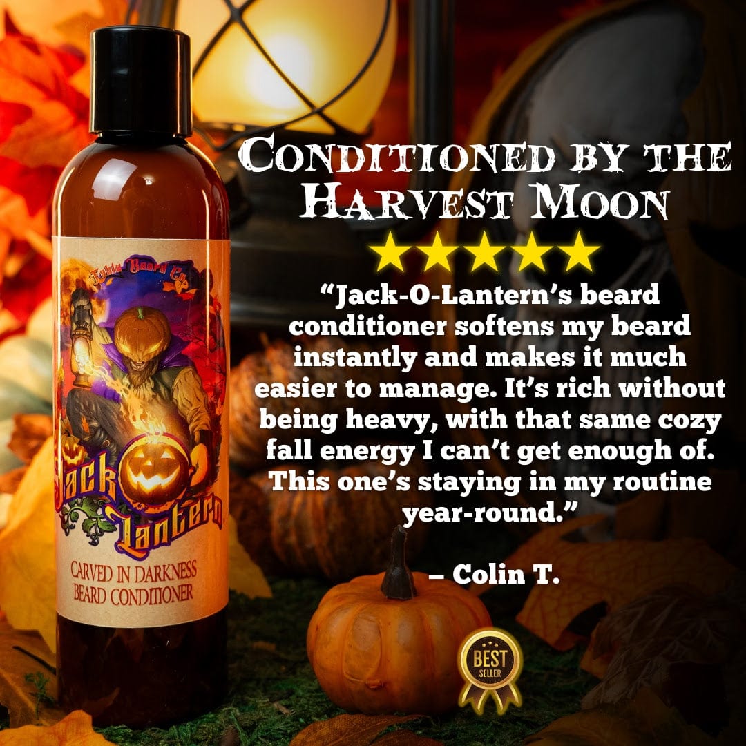 Jack-O-Lantern - Beard Conditioner - Sugared Pecans, Pumpkin Muffins, Dark Roast Coffee