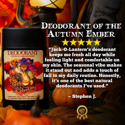 Jack-O-Lantern - Deodorant - Sugared Pecans, Pumpkin Muffins, Dark Roast Coffee