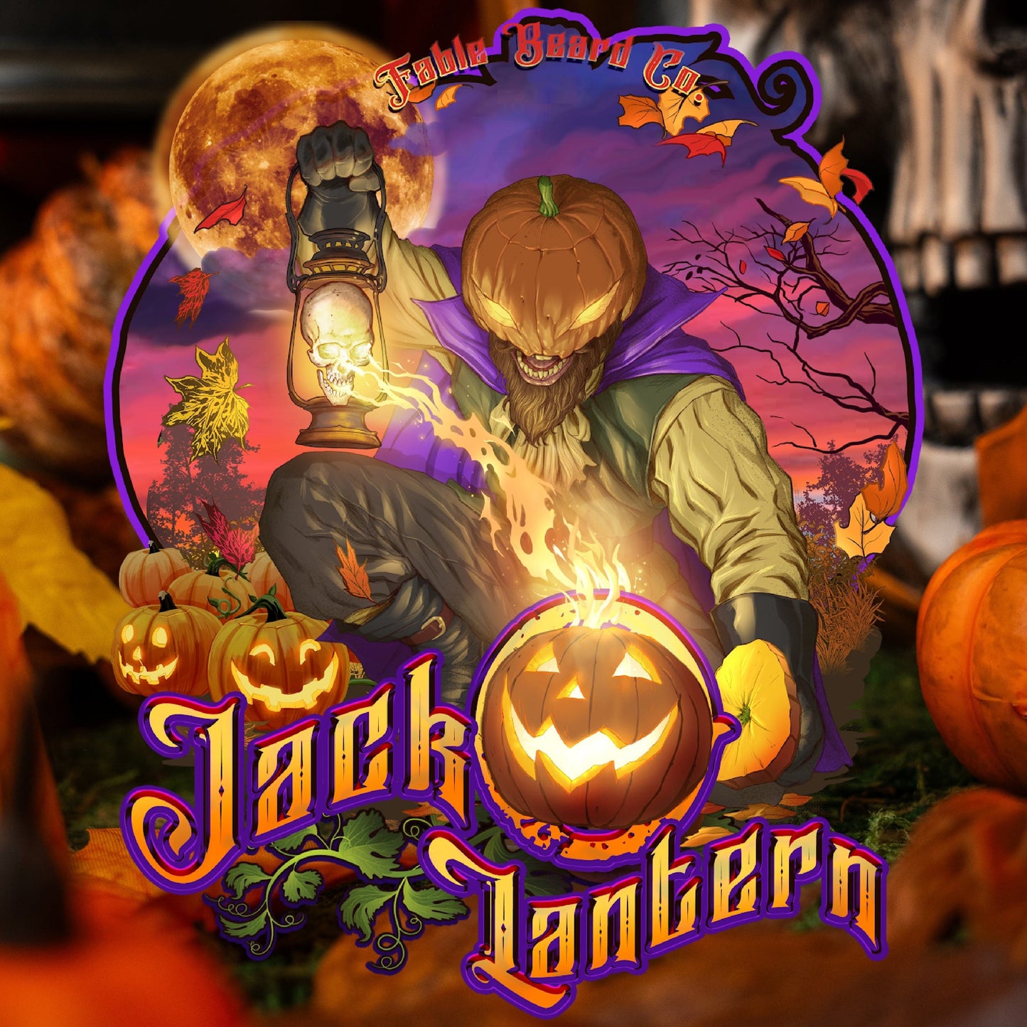 Jack-O-Lantern - Beard Butter - Sugared Pecans, Pumpkin Muffins, Dark Roast Coffee