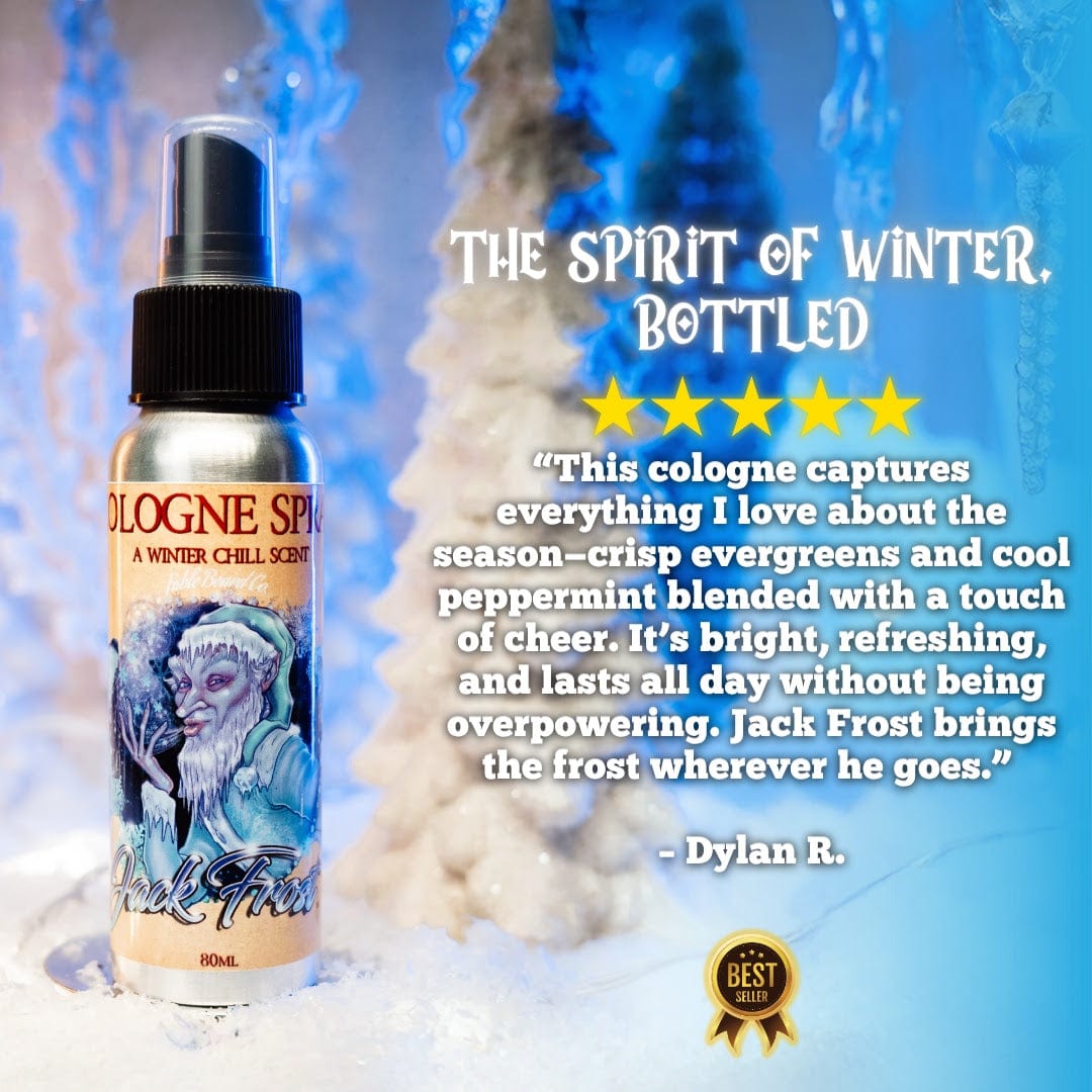 Jack Frost - Cologne - Christmas Pine, Fir Trees, and Peppermint Stick