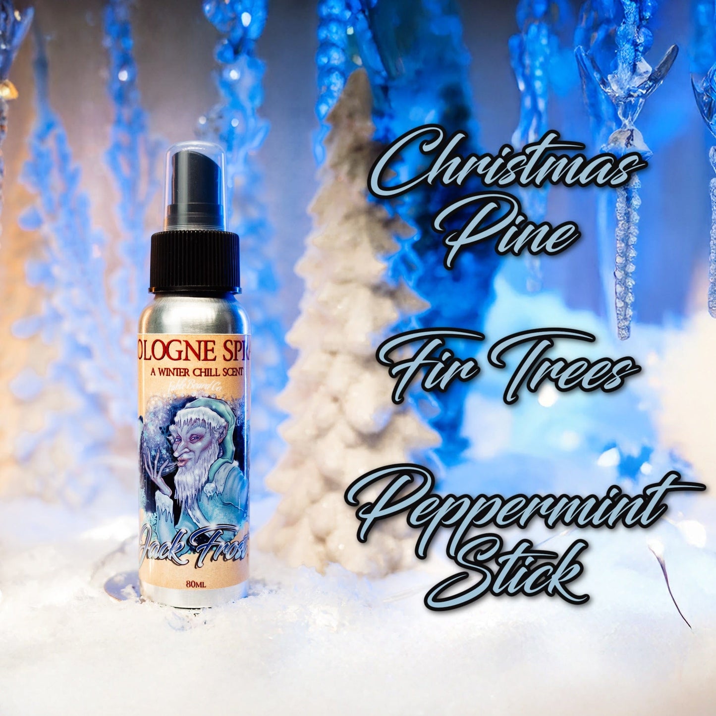 Jack Frost - Cologne - Christmas Pine, Fir Trees, and Peppermint Stick