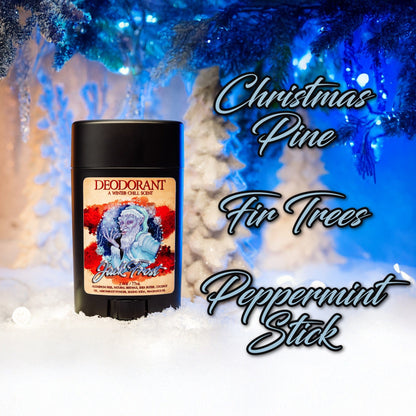 Jack Frost - Deodorant - Christmas Pine, Fir Trees, and Peppermint Stick