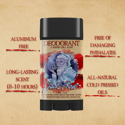 Jack Frost - Deodorant - Christmas Pine, Fir Trees, and Peppermint Stick