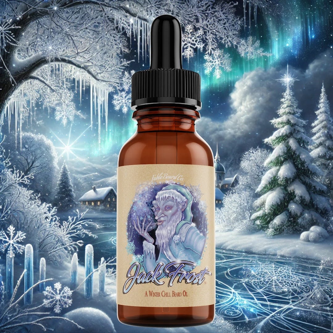 Jack Frost - Beard Oil - Christmas Pine, Fir Trees, and Peppermint Stick