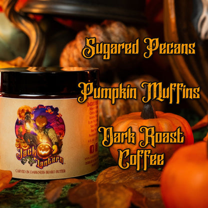 Jack-O-Lantern - Beard Butter - Sugared Pecans, Pumpkin Muffins, Dark Roast Coffee
