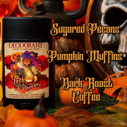 Jack-O-Lantern - Deodorant - Sugared Pecans, Pumpkin Muffins, Dark Roast Coffee