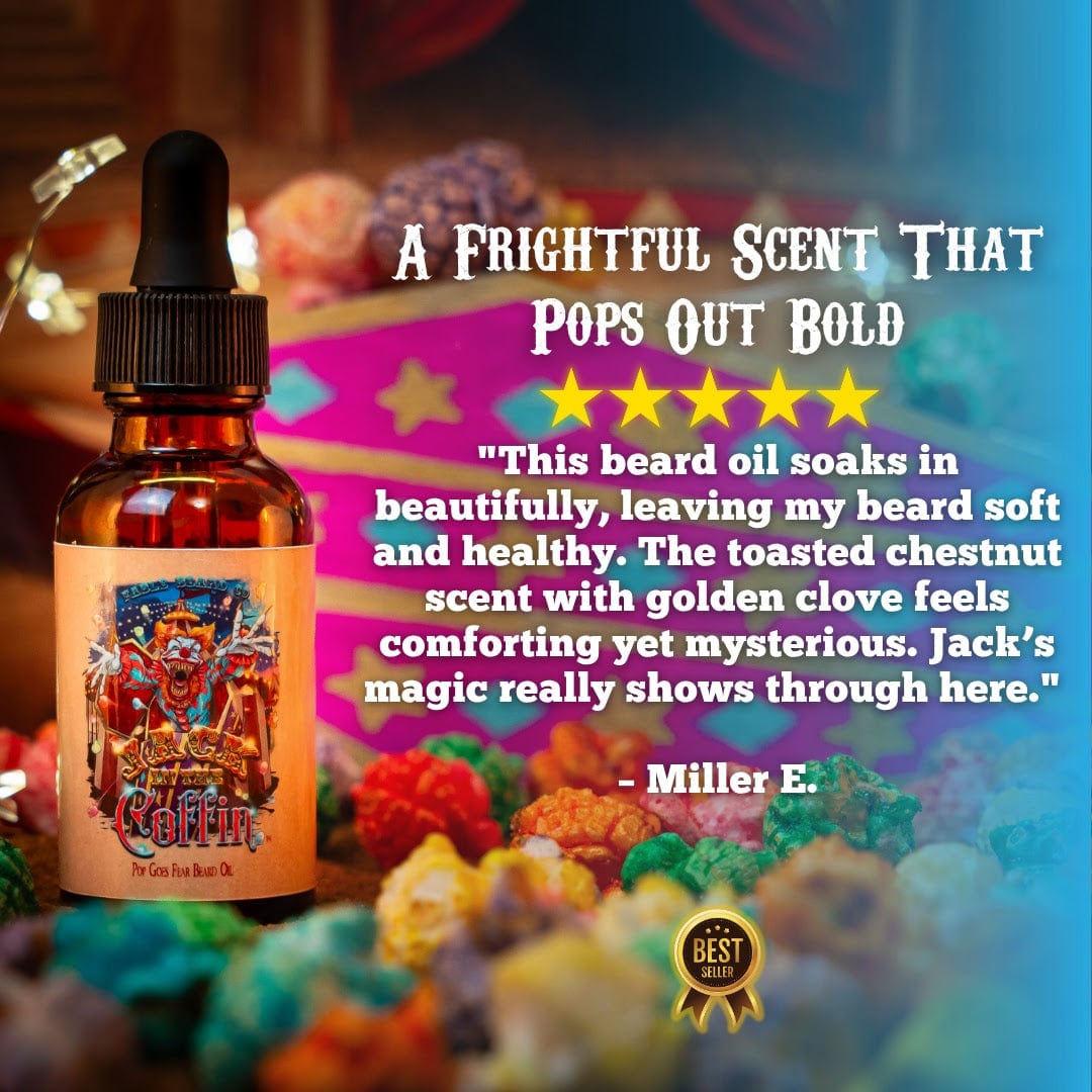 Jack-In-The-Coffin - Beard Oil - Toasted Chestnuts, Golden Clove, Toffee Crunch