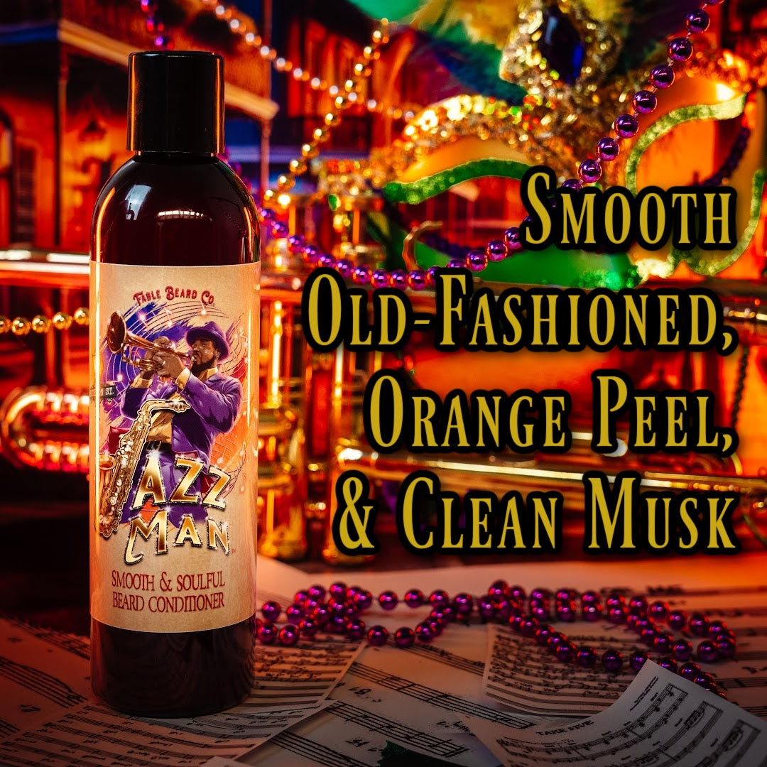 The Jazzman - Beard Conditioner - Smooth Old-Fashioned, Orange Peel, Clean Musk