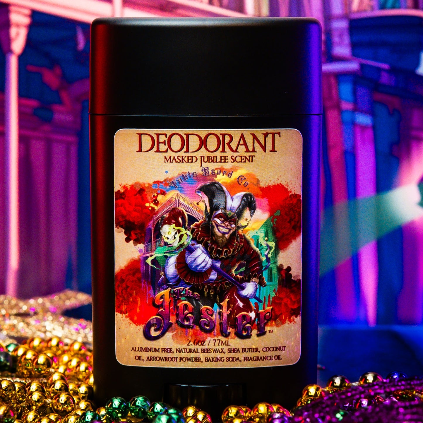 The Jester - Deodorant - Sugared Dates, Mulled Wine, Clean Vetiver, Black Currant