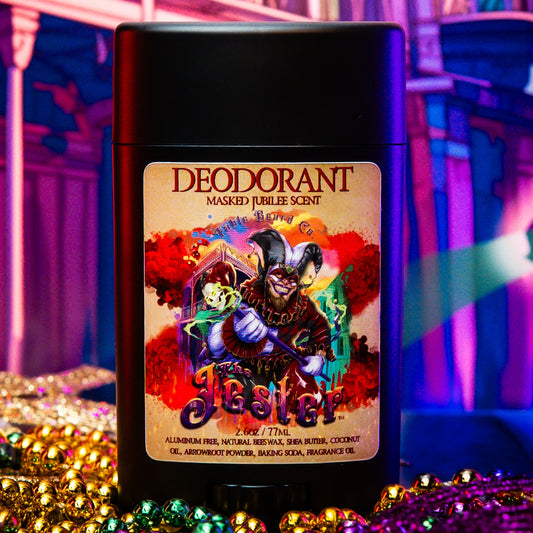 The Jester - Deodorant - Sugared Dates, Mulled Wine, Clean Vetiver, Black Currant