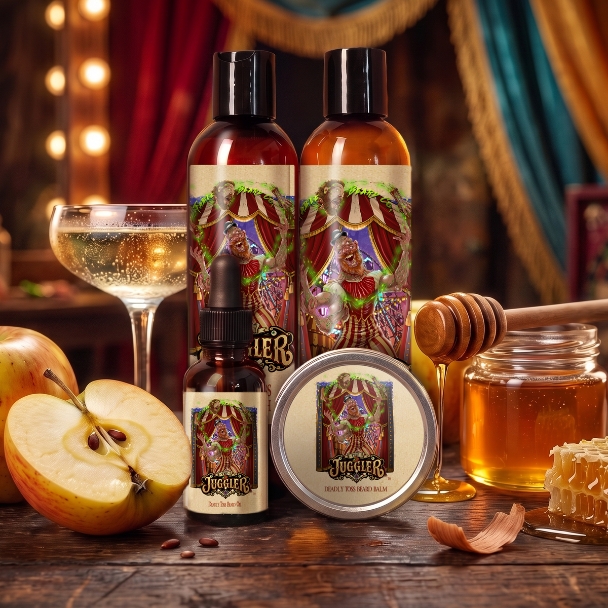 The Juggler - Complete Balm Kit - Champagne Apples, Aged Teakwood, Vibrant Honey
