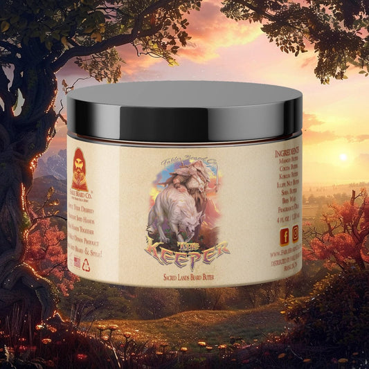 The Keeper - Beard Butter - Exotic Tobacco, Citrus Zest, Ancient Woods, and Spicy Patchouli
