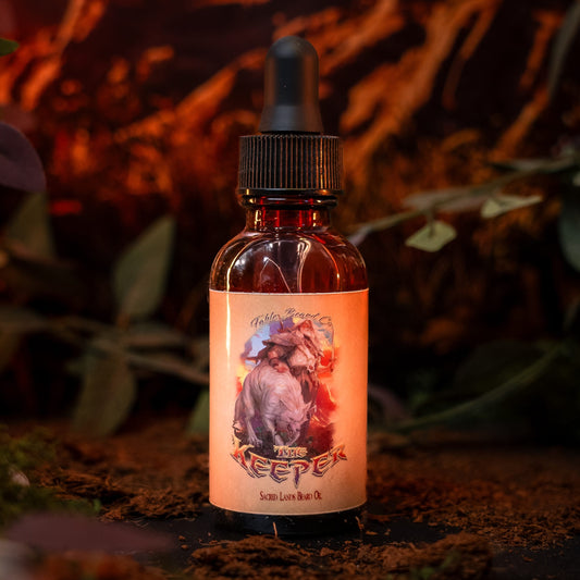 The Keeper - Beard Oil - Exotic Tobacco, Citrus Zest, Ancient Woods, and Spicy Patchouli