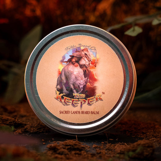 The Keeper - Beard Balm - Exotic Tobacco, Citrus Zest, Ancient Woods, and Spicy Patchouli