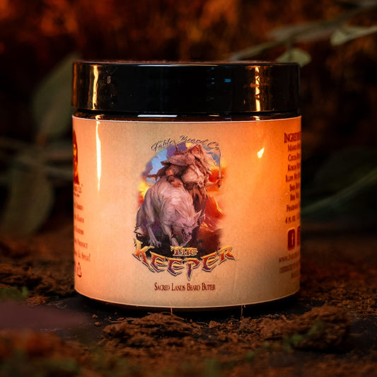 The Keeper - Beard Butter - Exotic Tobacco, Citrus Zest, Ancient Woods, and Spicy Patchouli