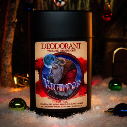 Krampus - Deodorant - Evergreen Wreath, Pine Boughs, and Spiced Apples