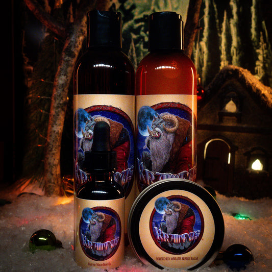 Krampus - Complete Balm Kit - Evergreen Wreath, Pine Boughs, and Spiced Apples