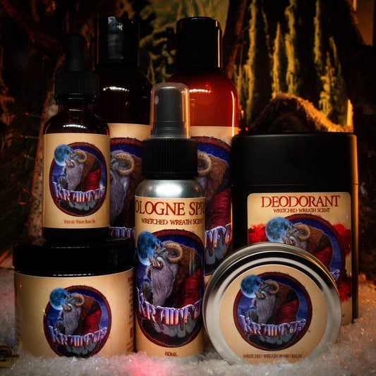 Krampus - Ultimate Bundle - Evergreen Wreath, Pine Boughs, and Spiced Apples