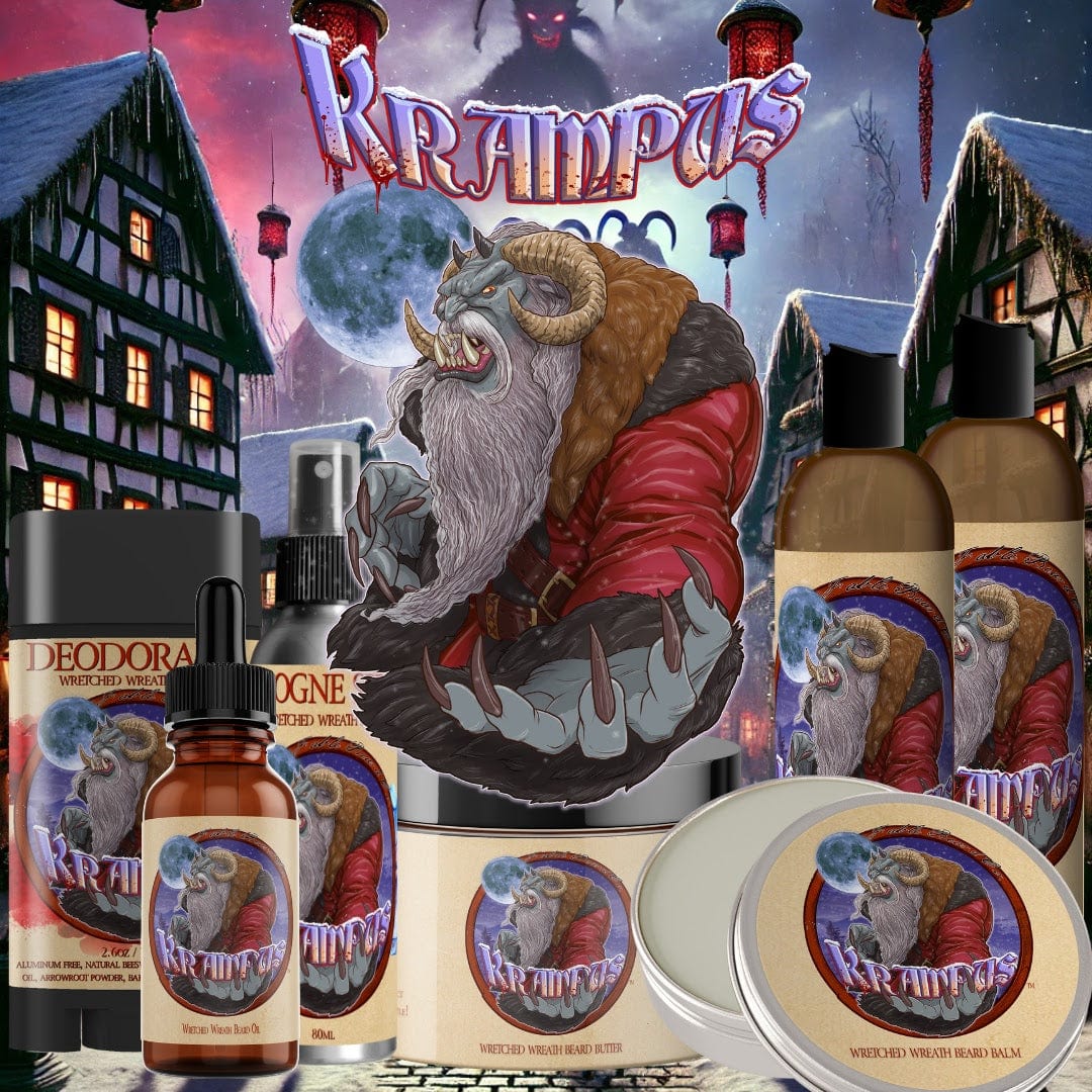 Krampus - Ultimate Bundle - Evergreen Wreath, Pine Boughs, and Spiced Apples