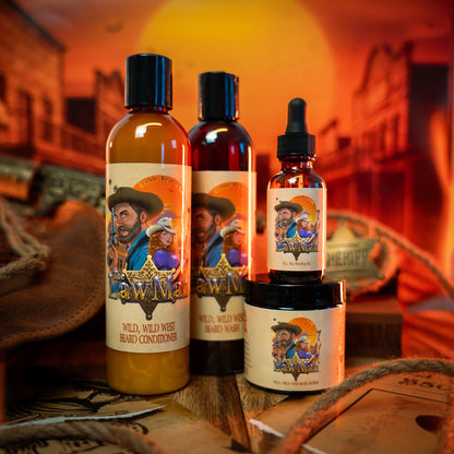 Lawman - Complete Butter Kit - Worn Saddle Leather, Storm Washed Bergamot, Golden Amber