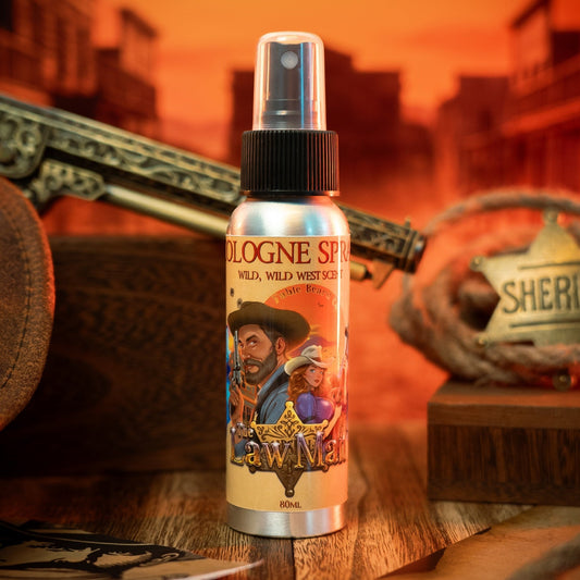 Lawman - Cologne - Worn Saddle Leather, Storm Washed Bergamot, Golden Amber