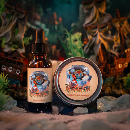Leviathan - Beard Oil & Balm Kit - Primordial Sea Salt, Warm Star Anise, Rich Coconut Milk