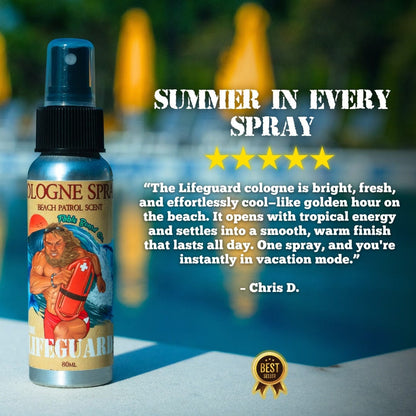 The Lifeguard - Cologne - Pineapple Margarita, Creamy Vanilla & Golden Amber