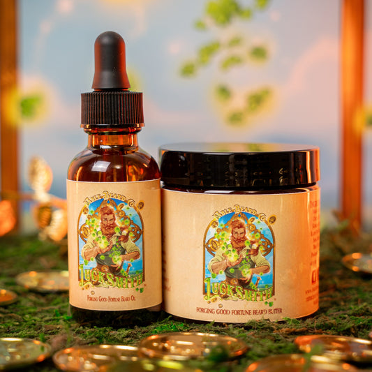 Lucksmith - Beard Oil & Butter Kit - Summer Rain, Golden Cardamom, Musky Cashmeran