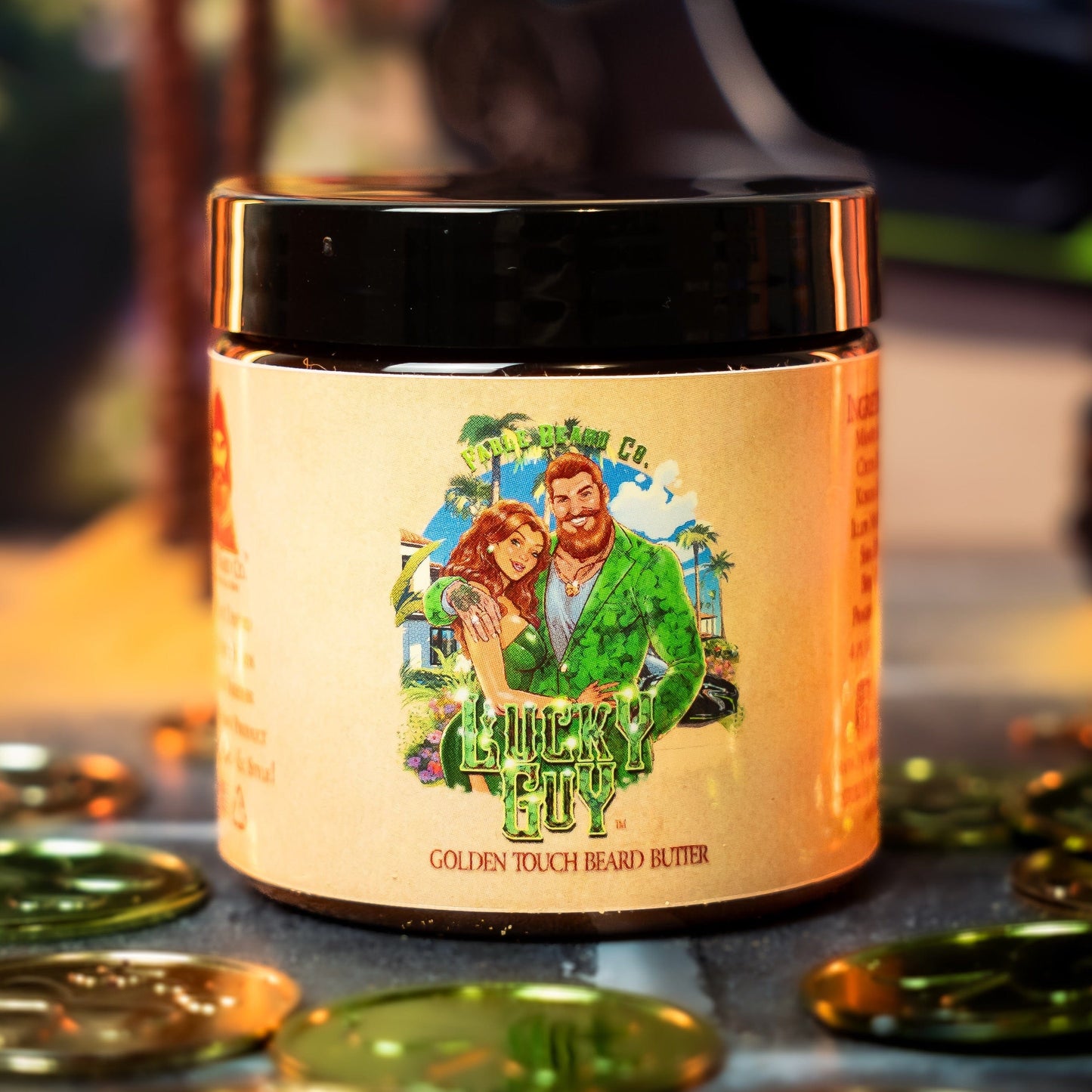 Lucky Guy - Beard Butter - Cooling Sea Water, Clean Oak Moss, Golden Sugarcane