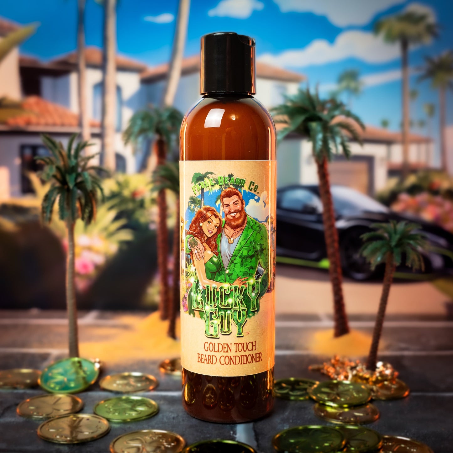 Lucky Guy - Beard Conditioner - Cooling Sea Water, Clean Oak Moss, Golden Sugarcane