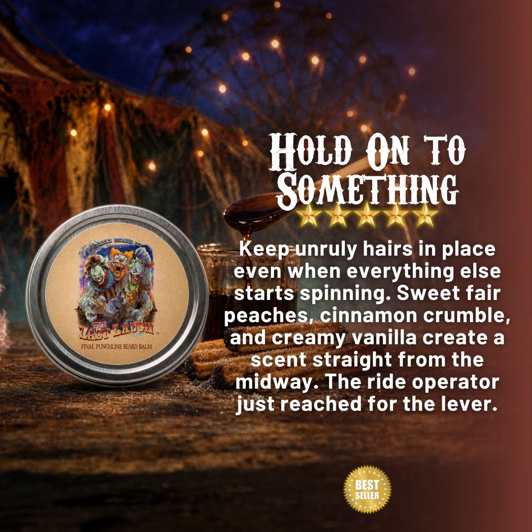 The Last Laugh - Beard Oil & Balm Kit - Manic Cotton Candy, Twisted Churros, Wicked Maple Drizzle