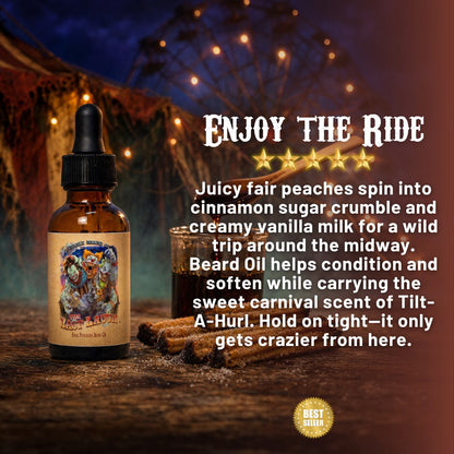 The Last Laugh - Beard Oil - Manic Cotton Candy, Twisted Churros, Wicked Maple Drizzle