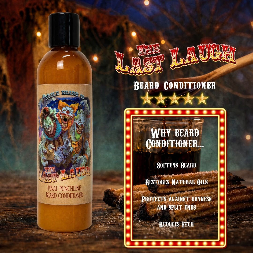 The Last Laugh - Beard Conditioner - Manic Cotton Candy, Twisted Churros, Wicked Maple Drizzle