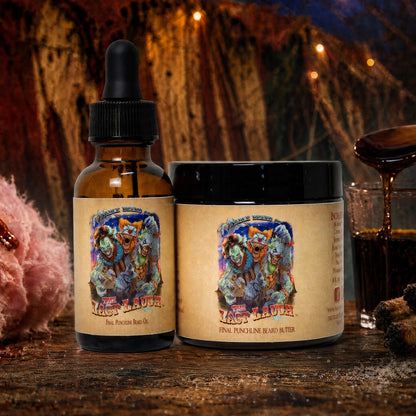 The Last Laugh - Beard Oil & Butter Kit - Manic Cotton Candy, Twisted Churros, Wicked Maple Drizzle
