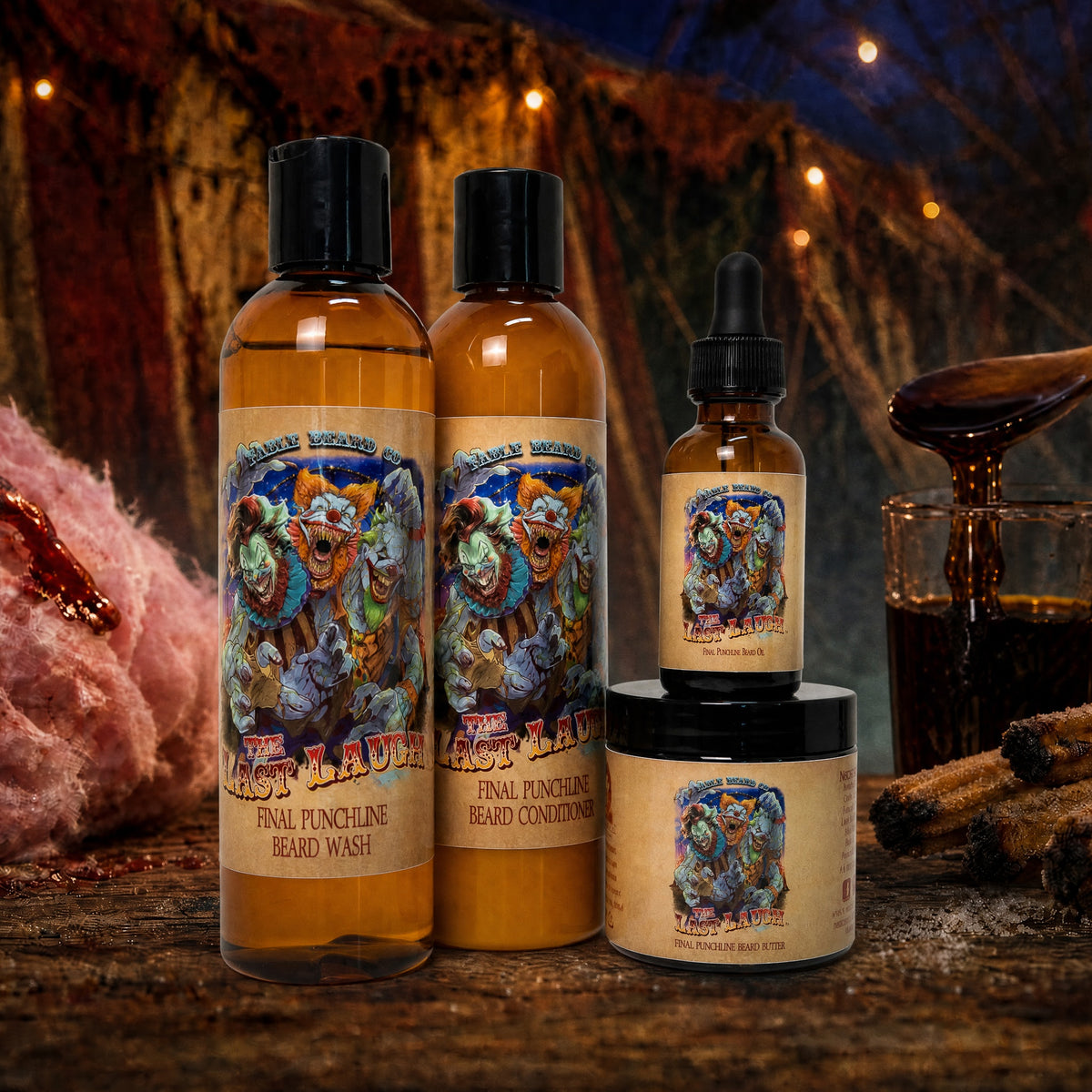 The Last Laugh - Complete Butter Kit - Manic Cotton Candy, Twisted Churros, Wicked Maple Drizzle
